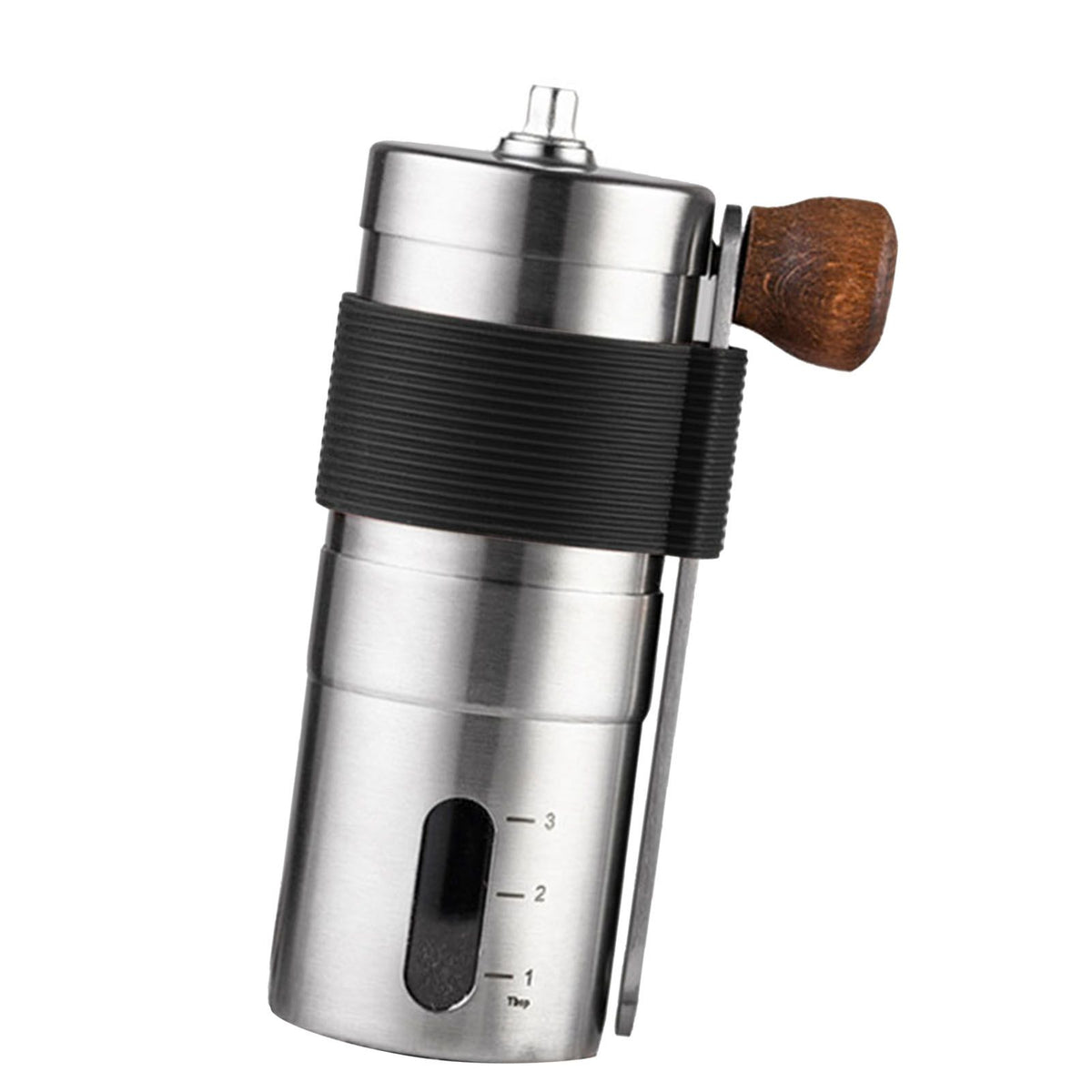 Manual Coffee Grinder Adjustable Particles Size Stainless Steel Coffee Bean Grinder for Household