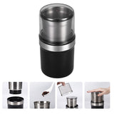 Herb Grinder Wet and Dry Dual Use Multifunction Single Blade Cup Spice Grinder for Garlic Meat CN Plug Slotted Blade
