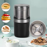 Herb Grinder Wet and Dry Dual Use Multifunction Single Blade Cup Spice Grinder for Garlic Meat CN Plug Slotted Blade