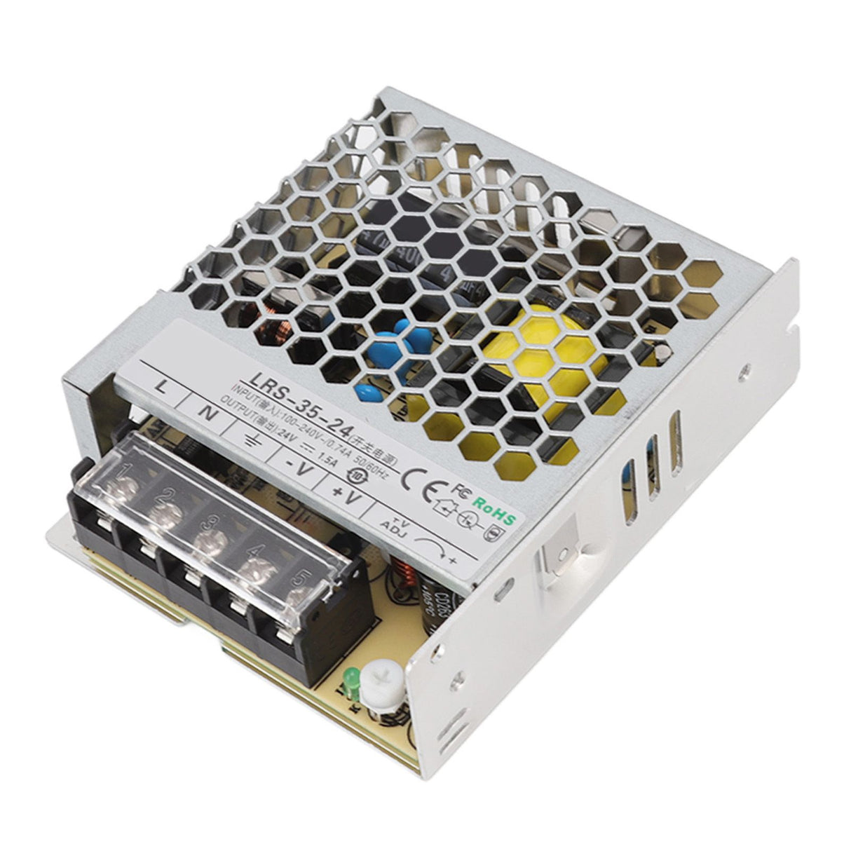24V Switching Power Supply Universal Switch Regulated Switching Power Supply Transformer for LED Light 100‑240V LRS 35W 24V 1.5A
