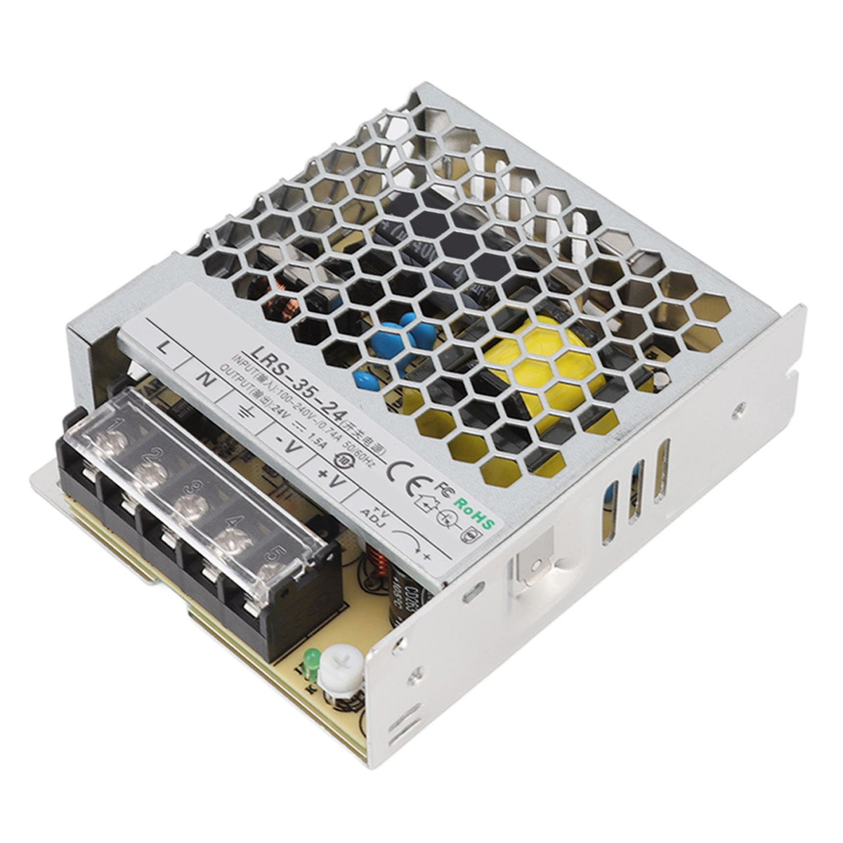 24V Switching Power Supply Universal Switch Regulated Switching Power Supply Transformer for LED Light 100‑240V LRS 35W 24V 1.5A