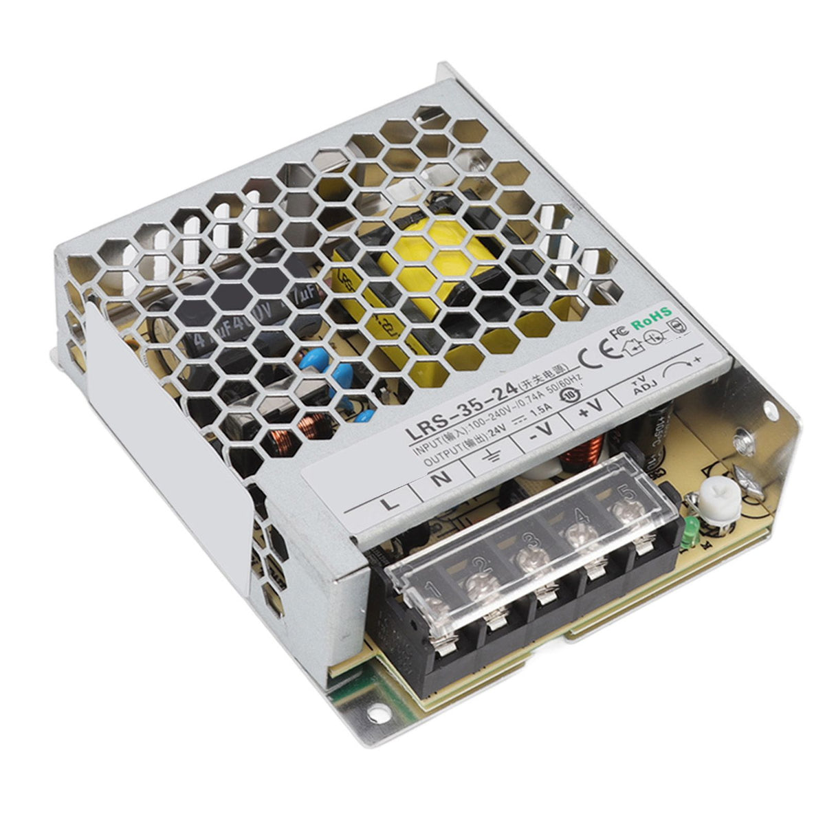 24V Switching Power Supply Universal Switch Regulated Switching Power Supply Transformer for LED Light 100‑240V LRS 35W 24V 1.5A