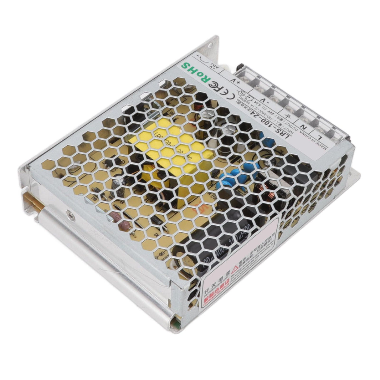 LRS Switching Power Supply Light Transformer for Industrial Automation Control Military Equipment Scientific Research Equipment 100‑240V LRS 100W 24V 4.5A
