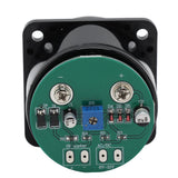 VU Panel Meter Professional VU Meter Audio Level Amp Amplifier with Driver Board AC DC 6‑12V 55mA CQ 45H - Rear View