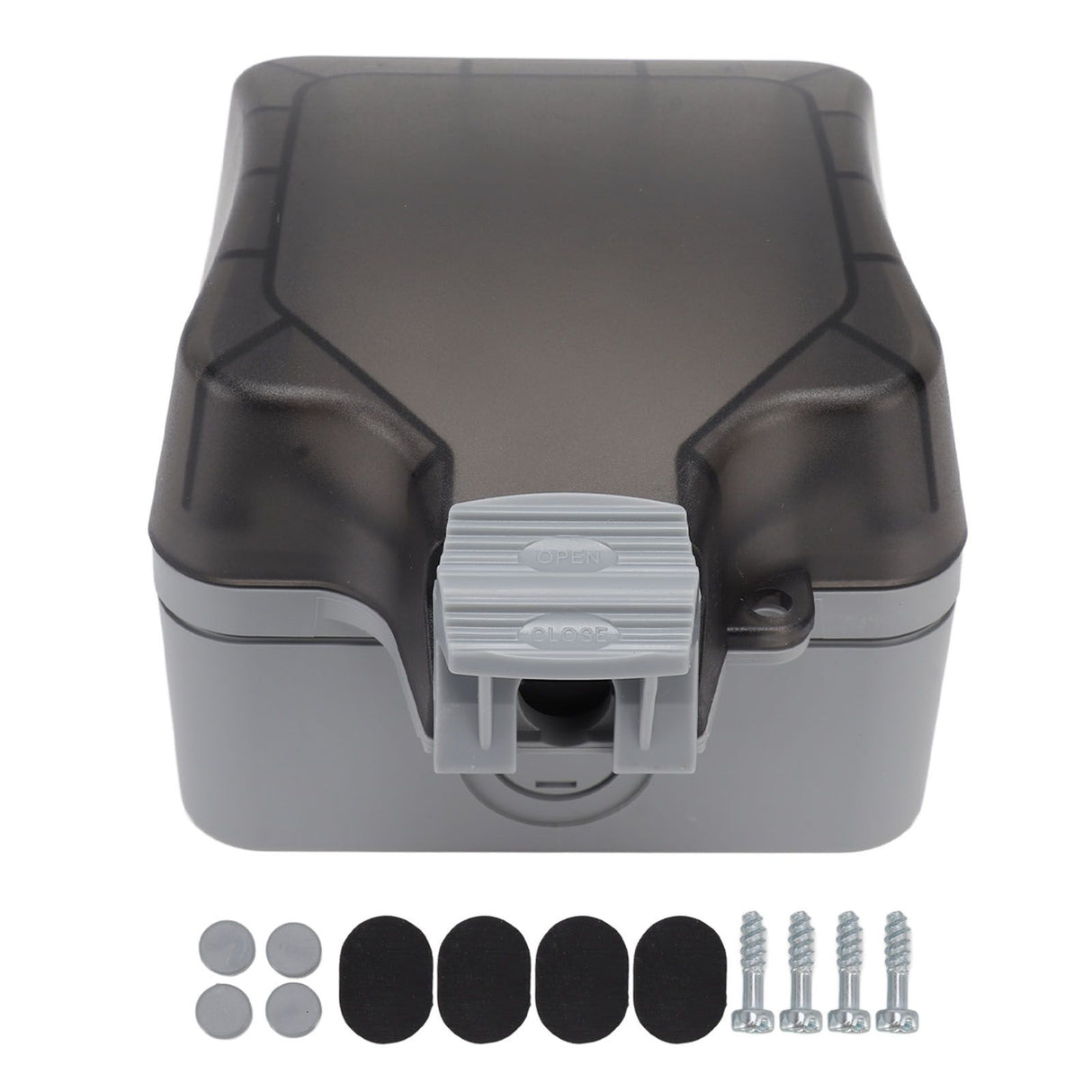 IP66 Outdoor Waterproof Switch Socket Box Surface Mounted Splashproof Dustproof Charging UK Socket 250V