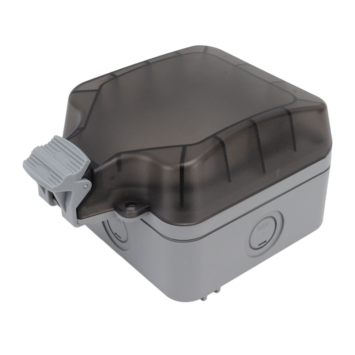IP66 Outdoor Waterproof Switch Socket Box Surface Mounted Splashproof Dustproof Charging UK Socket 250V