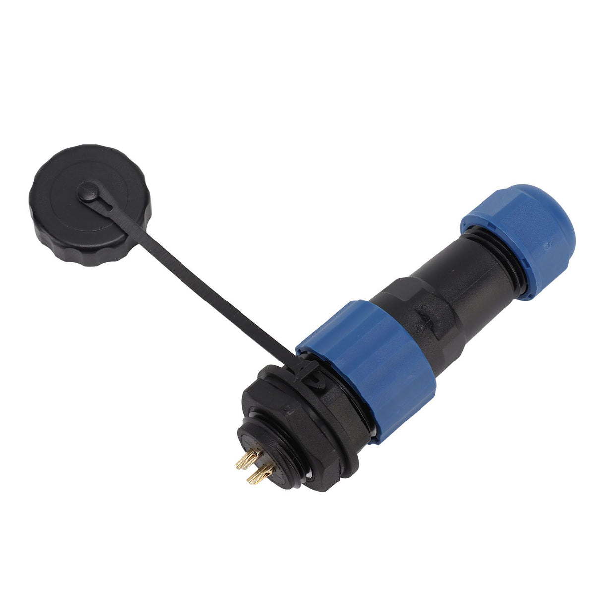 2Pcs SD16 IP68 Waterproof Aviation Connector SD16 Female Plug Male Socket G3/8 Thread SD16 4Pin Rear Nut