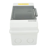 Outdoor PV Distribution Box IP66 Waterproof Dustproof Power Circuit Breaker Box 4 Way Circuit with Single Copper Bar