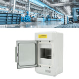 Outdoor PV Distribution Box IP66 Waterproof Dustproof Power Circuit Breaker Box 4 Way Circuit with Single Copper Bar