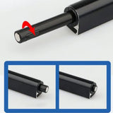 10 Pcs Cabinet Door Rebounder Handleless Black Aluminum Alloy Rebounding Magnetic Latch