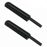 10 Pcs Cabinet Door Rebounder Handleless Black Aluminum Alloy Rebounding Magnetic Latch