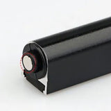 10 Pcs Cabinet Door Rebounder Handleless Black Aluminum Alloy Rebounding Magnetic Latch