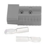 350A 600V Plug Connector SH350 Double Pole High Current Battery Quick Connector Kit for Car Solar Caravan Boat Forklift Grey - Front View