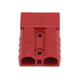 50A 600V Connector Double Pole High Current Power Supply Plug Connector for Solar Panel Dual Battery System Red