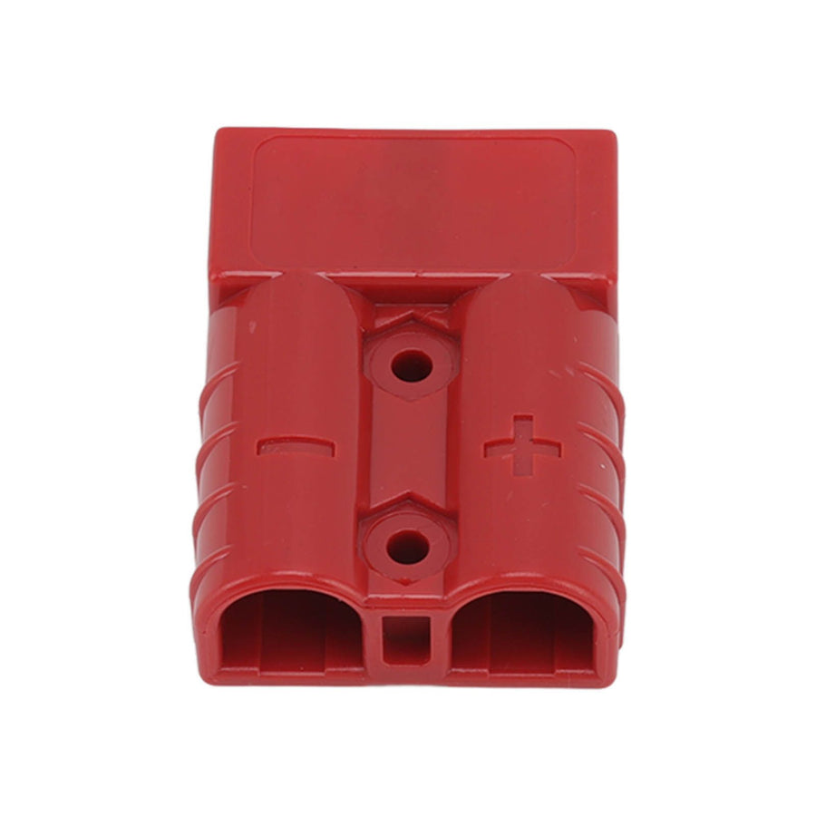 50A 600V Connector Double Pole High Current Power Supply Plug Connector for Solar Panel Dual Battery System Red