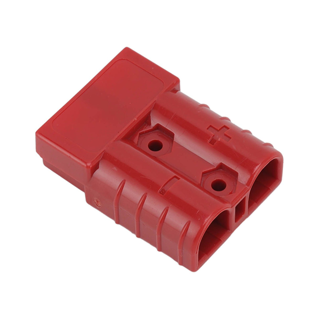 50A 600V Connector Double Pole High Current Power Supply Plug Connector for Solar Panel Dual Battery System Red