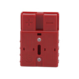 50A 600V Connector Double Pole High Current Power Supply Plug Connector for Solar Panel Dual Battery System Red