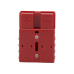 50A 600V Connector Double Pole High Current Power Supply Plug Connector for Solar Panel Dual Battery System Red
