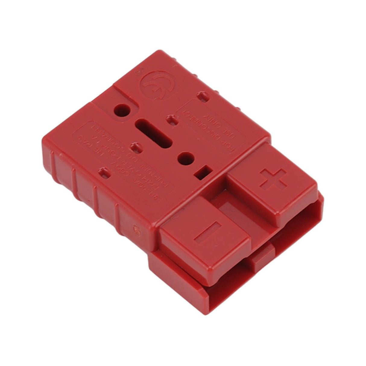 50A 600V Connector Double Pole High Current Power Supply Plug Connector for Solar Panel Dual Battery System Red