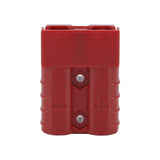 50A 600V Connector Double Pole High Current Power Supply Plug Connector for Solar Panel Dual Battery System Red - Extra Image