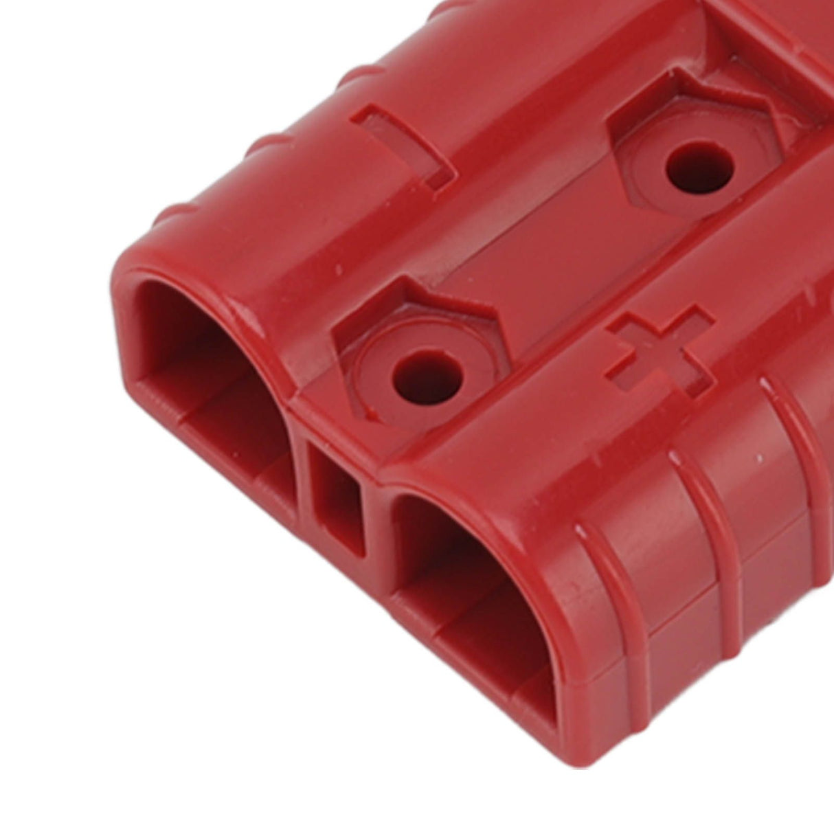 50A 600V Connector Double Pole High Current Power Supply Plug Connector for Solar Panel Dual Battery System Red