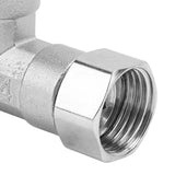 Pipe Fitting 3 Way Tee 304 Stainless Steel Hose Connector Pipeline Adapter G1/2 for Water Air 2 Female Thread Joint and 1 Male Thread Joint - Extra Image