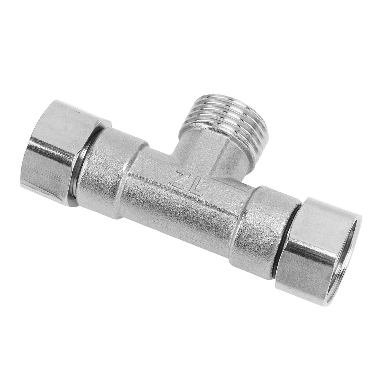 Pipe Fitting 3 Way Tee 304 Stainless Steel Hose Connector Pipeline Adapter G1/2 for Water Air Middle Male Thread