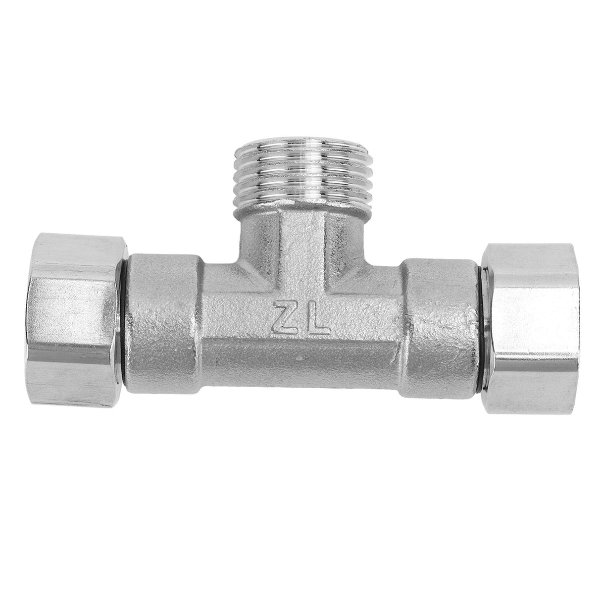 Pipe Fitting 3 Way Tee 304 Stainless Steel Hose Connector Pipeline Adapter G1/2 for Water Air Middle Male Thread