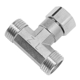 Pipe Fitting 3 Way Tee 304 Stainless Steel Hose Connector Pipeline Adapter G1/2 for Water Air Middle Female Thread
