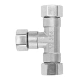 Pipe Fitting 3 Way Tee 304 Stainless Steel Hose Connector Pipeline Adapter G1/2 for Water Air Female Thread
