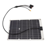 Solar Battery Panel 50W 4 Connectors Monocrystalline Silicon High Efficiency Portable Solar Charger Panel 18V Output