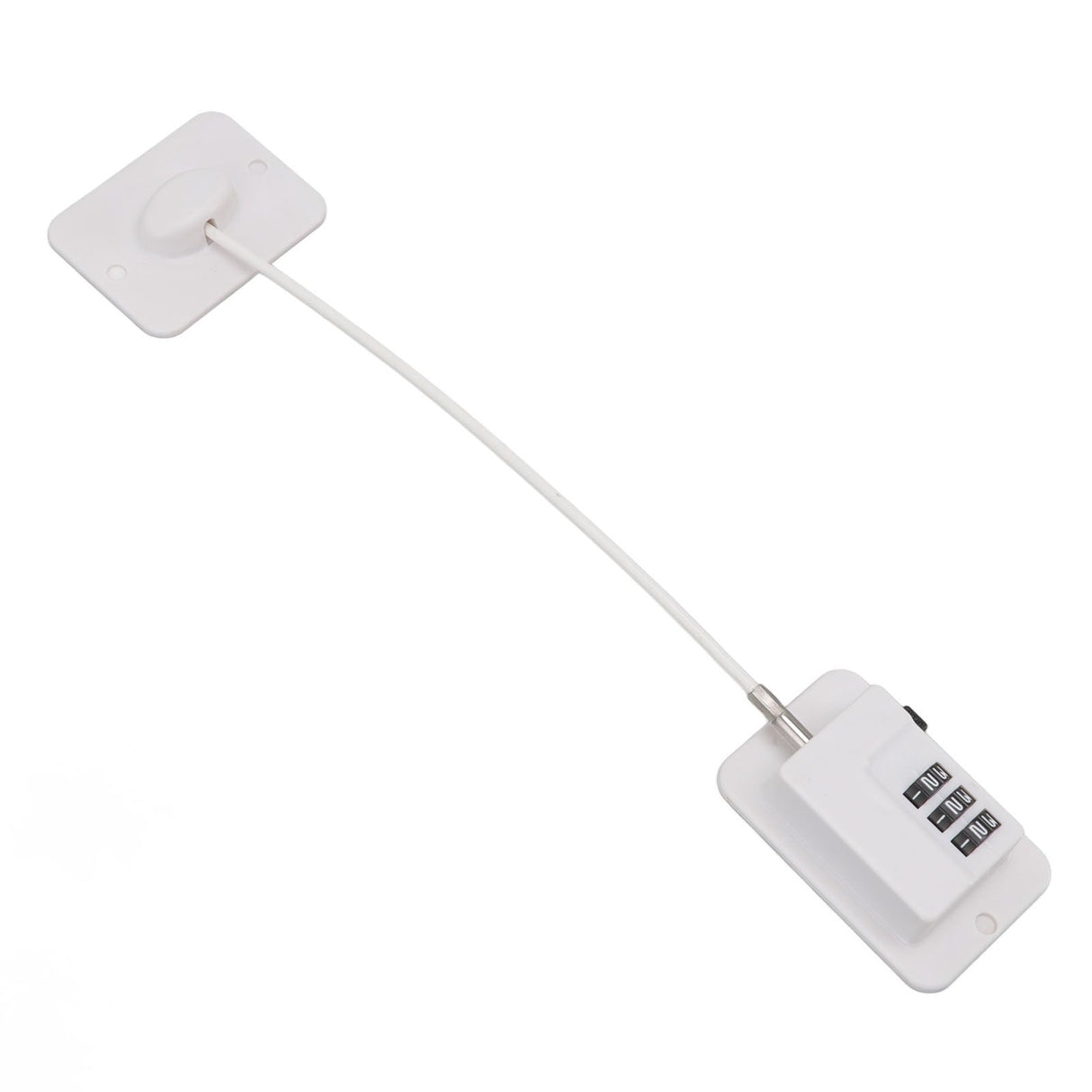 Window Cable Lock Password Unlocking Stable Childproofing Refrigerator Lock with Mounting Screws