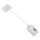 Window Cable Lock Password Unlocking Stable Childproofing Refrigerator Lock with Mounting Screws - Side View