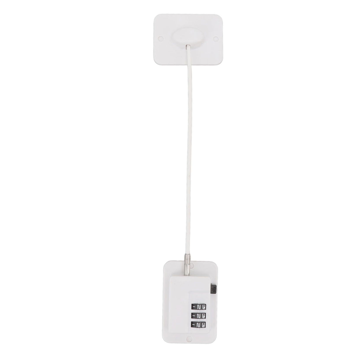 Window Cable Lock Password Unlocking Stable Childproofing Refrigerator Lock with Mounting Screws