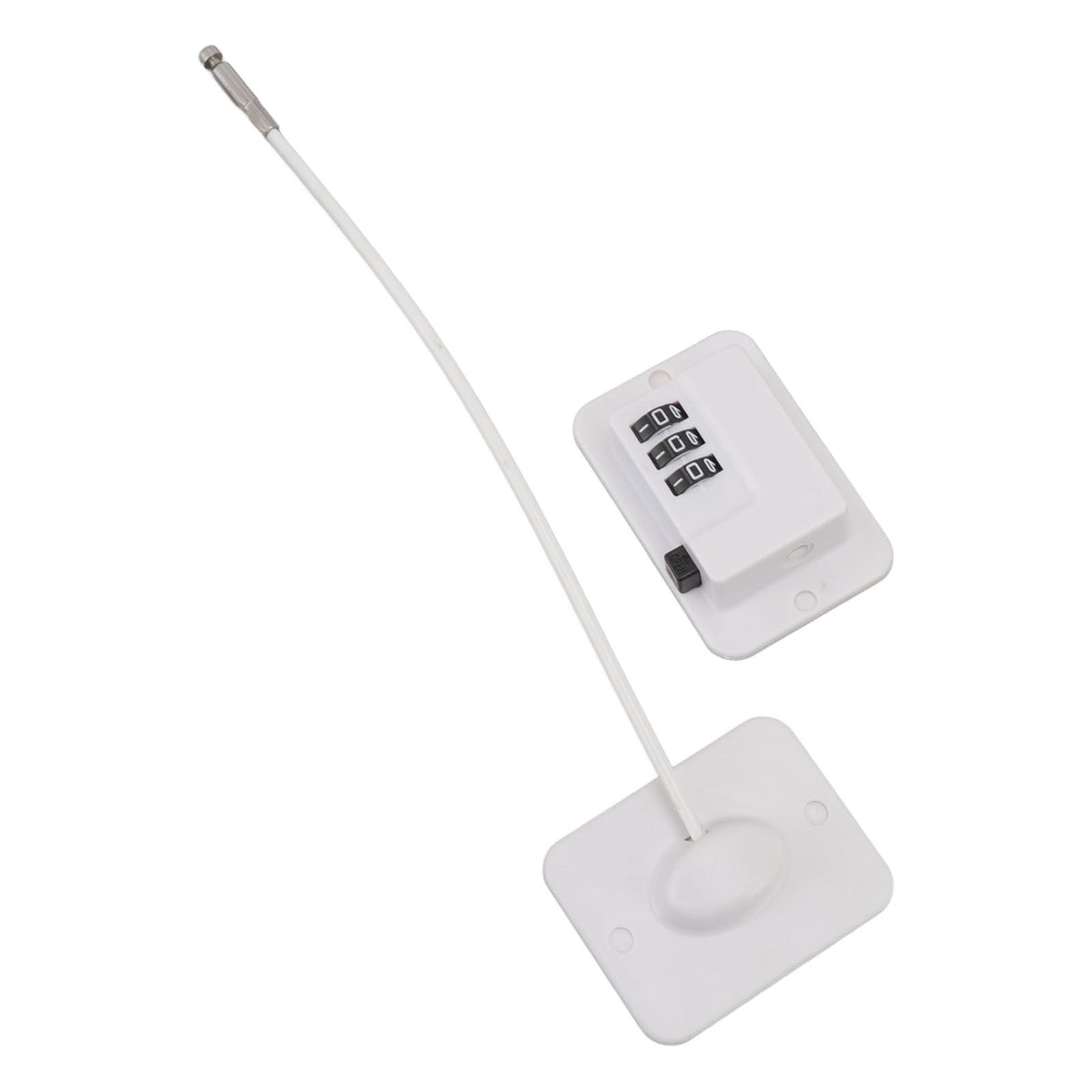 Window Cable Lock Password Unlocking Stable Childproofing Refrigerator Lock with Mounting Screws