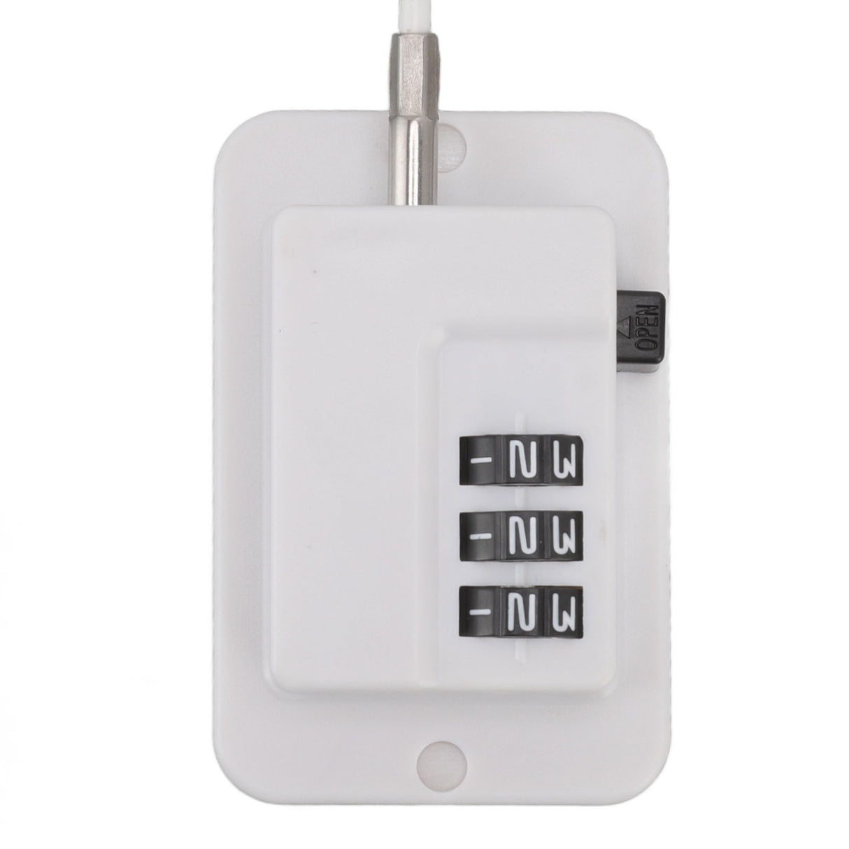 Window Cable Lock Password Unlocking Stable Childproofing Refrigerator Lock with Mounting Screws