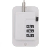 Window Cable Lock Password Unlocking Stable Childproofing Refrigerator Lock with Mounting Screws - Extra Image