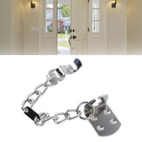 Door Chain Lock Stainless Steel Chain Door Guard Anti Theft Security Door Chain Lock for Hotel Apartment - Extra Image