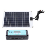 Solar Panels 1 for 5 50W Solar Panel Battery Charger with MPPT 100A Controller for 12V Battery and DC Charging Equipment