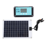 Solar Panels 1 for 5 50W Solar Panel Battery Charger with MPPT 100A Controller for 12V Battery and DC Charging Equipment