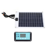 Solar Panels 1 for 5 50W Solar Panel Battery Charger with MPPT 100A Controller for 12V Battery and DC Charging Equipment