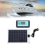 Solar Panels 1 for 5 50W Solar Panel Battery Charger with MPPT 100A Controller for 12V Battery and DC Charging Equipment - Extra Image