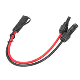 Solar Panel Cables Connectors SAE Adapter 10AWG 0.35m Solar Power Cable Copper Wire for RV - Front View