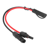 Solar Panel Cables Connectors SAE Adapter 10AWG 0.35m Solar Power Cable Copper Wire for RV