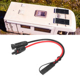 Solar Panel Cables Connectors SAE Adapter 10AWG 0.35m Solar Power Cable Copper Wire for RV - Extra Image