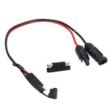 Solar Panel Connector Cable 12AWG PVC Copper Solar Panel to SAE Adapter for Motorbike Cars