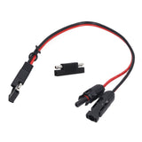 Solar Panel Connector Cable 12AWG PVC Copper Solar Panel to SAE Adapter for Motorbike Cars