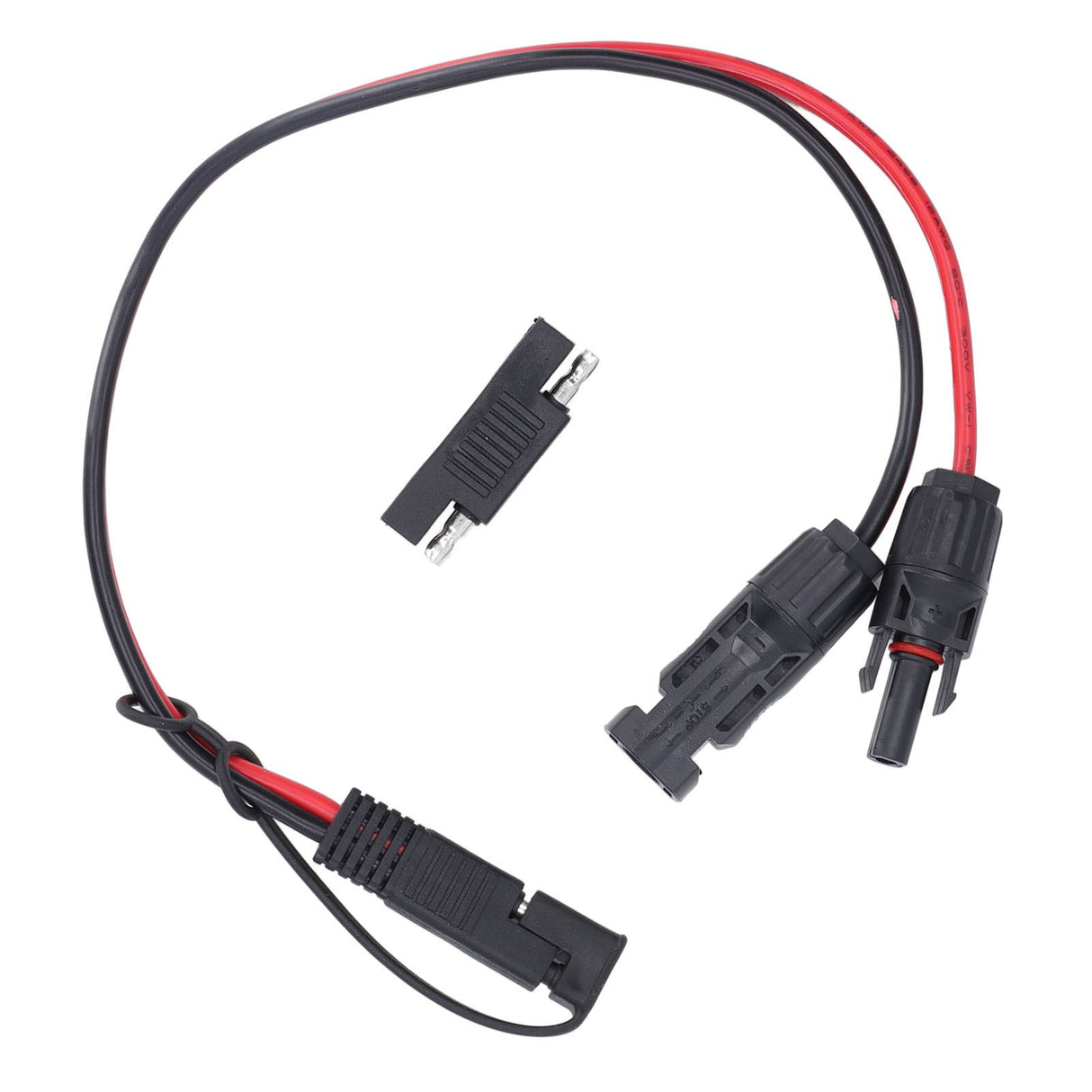 Solar Panel Connector Cable 12AWG PVC Copper Solar Panel to SAE Adapter for Motorbike Cars