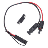 Solar Panel Connector Cable 12AWG PVC Copper Solar Panel to SAE Adapter for Motorbike Cars