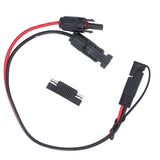 Solar Panel Connector Cable 12AWG PVC Copper Solar Panel to SAE Adapter for Motorbike Cars - Extra Image
